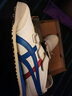 Onitsuka Tiger鬼塚虎休闲大中童鞋男女经典小白鞋MEXICO 66™ BAJA KIDS C4D5Y 白色/蓝色 35 实拍图