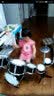 俏娃宝贝架子鼓儿童1-3一6岁宝宝敲打鼓玩具男孩音乐乐器两小女生日5礼物2 3-8岁：黑大号双面地鼓+独立鼓 实拍图