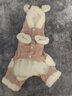 华元宠具（hoopet）猫咪衣服幼猫可爱四脚装冬季冬天保暖布偶猫无毛猫衣服宠物防掉毛 粉色兔耳朵四脚装-带绒款 S-(建议3-5斤) 实拍图
