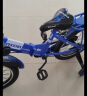 凤凰（Phoenix）儿童自行车宝宝脚踏车儿童折叠自行车4-8岁童车 陆寻  蓝色 16寸 实拍图