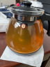 金熊玻璃泡茶壶凉水壶加厚耐热过滤花茶水壶防撞底办公玻璃茶具2.3L  实拍图