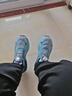 里奇.乔丹   RICKY JORDAN运动鞋男秋冬季鞋子旋转纽扣跑步鞋初中学生超轻减震网面透气男鞋 浅蓝-透气飞织 43 标准鞋码 实拍图