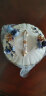 金裕尊（JINYUZUN） 欧式果盘客厅陶瓷干果盘水果盘创意家居现代装饰品摆件分格带盖 蓝石榴 大号5格（1966BS）12