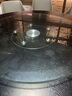 阔锐 餐桌钢化玻璃家用转盘圆桌旋转台面底座圆酒店饭店大转盘 辅助轮转盘直径120cm-加厚 实拍图