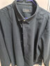 雅戈尔（YOUNGOR）长袖衬衫男绒面衬衫温暖触感休闲版型时尚挺阔有型 VLRM119782AFA黑色 41 实拍图