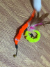 咪贝萌逗猫棒羽毛小鸟替换头耐咬带铃铛自制高级配件猫玩具猫棒 3个：2个毛毛虫+1个彩色羽毛 均码 实拍图