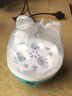 领锐（lingrui）蒸蛋器迷你宿舍煮蛋器自动断电煮鸡蛋器小型多功能全自动低功率3个蛋小容量早餐神器 蓝色 实拍图