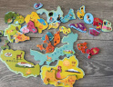 TOI磁性世界地图拼图儿童地理认知磁力拼板可擦写白板男孩玩具女孩生日礼物3-4-6-8岁  中国地图 实拍图
