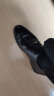 老人头（LAORENTOU）皮鞋男士头层牛皮鞋系带商务正装鞋小码隐形内增高鞋 130362 黑38 晒单实拍图