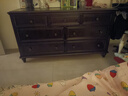 方寸毫厘斗柜 实木斗柜 客厅玄关柜卧室床前柜电视柜美式乡村抽屉储物柜子 七斗柜 深胡桃色 (整装柜体发货) 实拍图