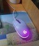 罗技（G） G102二代有线游戏鼠标RGB流光灯效中小手轻量化电竞游戏鼠标轻量化即插即办公游戏通用 G102紫色(二代升级版） 实拍图