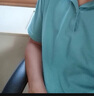 立蒙（LIMENG）珠地棉短袖T恤男士纯色保罗衫全棉翻领大码t袖衫潮 浅蓝 170 实拍图