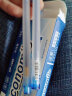 晨光 GP1280文具中性笔0.5mm半针管水笔黑蓝红色办公用品12支学生用水性笔墨蓝色水笔可换笔芯 蓝色 12支 实拍图