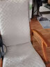 六叶草 套式秋冬季躺椅垫子摇椅藤椅坐垫靠垫一体加厚折叠椅子懒人椅垫 浅灰(仅为躺椅垫) 50X150cm 新款套式 晒单实拍图