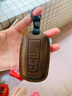 丰田钥匙套凯美瑞钥匙扣卡罗拉包雷凌壳威兰达荣放亚洲龙汉兰达 丰田智能【3键】棕色疯马皮 实拍图
