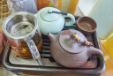 尚言坊茶盘储水式小型实木茶台家用 中式旅行茶具托盘 1黑檀木小号茶盘26*20*5cm 实拍图
