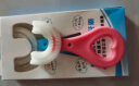 佰萃莱 儿童牙刷U型手动硅胶软毛2-3-6-12岁宝宝婴幼儿小孩牙刷 口含洁牙器 手握套装（粉蓝各1支+2牙膏） 实拍图