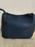 瑾安（JINAN）真皮女包斜挎包包牛皮软皮百搭中年妈妈包大容量三层单肩包女士包 深蓝色小号 实拍图