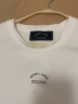 MO&Co.ROKH设计师联名系列LOGO胶印圆领正肩短袖修身T恤上衣 本白色 M/165 晒单实拍图