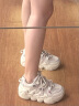 FILA 斐乐官方女子复古篮球鞋冬休闲鞋面包鞋女BARRICADE II 燕麦色/黄水泥-OC 36 晒单实拍图