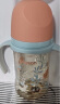 贝亲（Pigeon）自然实感第3代 双把手奶瓶 240ml-丛林小兔 M号 3个月以上  AA218 实拍图