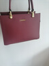 COOGI包包女款2025年品牌轻奢侈女士包包生日七夕情人节礼物送女友老婆 酒红色 24*18*12CM 实拍图