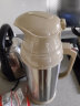 清水（SHIMIZU） 不锈钢热水瓶玻璃内胆保温壶水瓶茶瓶家用老式保温瓶暖瓶 3262 咖啡红 2L 实拍图