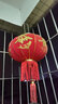 缔卡2026新年大红灯笼一对过年大门口宫灯阳台挂饰过新年户外装饰吊灯 升级-60#家和万事兴长钩-2个装 实拍图