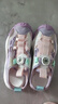 儿童运动凉鞋2025夏季新款软底防滑男童包头凉鞋学生中大童沙滩鞋 8005/仙女粉 36 码(内长23.3cm) 实拍图