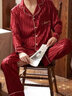 北极绒睡衣女春秋季长袖红色新婚结婚男家居服套装一男一女情侣睡衣 实拍图