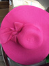 NZTK 夏天女遮阳帽子 时尚凉帽大沿草帽韩版可折叠沙滩防晒太阳帽 MH078 玫红色 实拍图