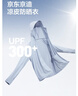 京东京造【UPF300+】防晒衣男士冰丝凉感夏季户外防晒服男女外套 浅灰 M 实拍图