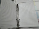 莱特页本替换芯 20孔26孔30孔 B5通用活页纸活页替芯A4线圈笔记本子可拆卸A5横线空白英语方格内芯可换 单本【单线】A5/50张 实拍图