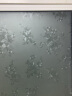 安贝易窗户纸静电磨砂玻璃贴膜玻璃纸窗花纸移门卧室宿舍卫生间防晒加厚 3D月季花开（破损免费换） 60厘米宽X2米长 实拍图