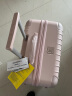 MARRLVE【5622】日系藕粉色旅行李拉杆小登机密码箱YKK拉链托运万向轮女 藕粉色M5622 26英寸 实拍图