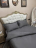 ziiu自由品牌 纯棉床单三件套 学生宿舍单人床被套0.9/1.2米床 深灰色 晒单实拍图