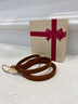viney牛皮女士皮带西装细腰带女百搭打结装饰裤带时尚休闲毛衣收腰裙带 【棕色】实用青少年收腰懒人免打孔 实拍图