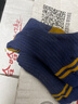 相于中袜子男士中筒袜百搭条纹秋冬男袜透气潮袜 混色（条纹1） 10双 均码 实拍图