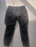 鸿星尔克（ERKE）运动裤男春季新款舒适男子休闲束脚收口九分裤长裤跑步健身休闲裤 【针织加绒】-正黑-1110 XL 实拍图