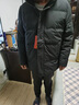 啄木鸟中老年人羽绒服男加厚款连帽老人短款外套爸爸装冬天衣服爷爷袄子 深灰 2XL 实拍图