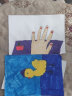 尔苗画画套装儿童玩具女孩绘画工具24色水彩笔画笔画板6-10岁生日礼物 动物王国马克笔画笔木盒装 实拍图