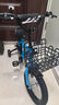 贝琦童（BEIQITONG）儿童自行车单车2-3-4-6-9-10岁男孩童车中大童女孩小孩宝宝脚踏车 高配蓝【高强圈】暴君轮+水壶 14寸适合身高(90-105)CM 实拍图