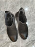 AOSENTU新款男靴马丁靴男英伦头层牛皮中帮短靴子男鞋潮百搭高帮切尔西靴 黑色棉鞋 41 实拍图