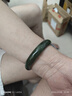 净心石【保价618】和田玉手镯 碧玉镯子油润菠菜绿 内径约57mm-58mm 实拍图