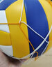 红双喜（DHS）5号充气软式中考排球学生比赛用球女初学者训练成人男生考试用 5号 五角星版蓝+网 实拍图