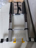 加多奇2米到8米伸缩梯加厚铝合金多功能伸缩梯家用直梯升降阁楼梯工程梯 升级伸缩直梯6.5米（带平带轮） 实拍图