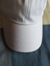 圣丹美冬帽子男潮户外棒球帽通用春夏季防晒遮阳帽太阳帽女韩版运动嘻哈钓鱼鸭舌帽棉学生纯色秋冬季四季 白色 实拍图