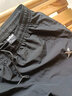 特步（XTEP） 七分裤女大码运动裤新款透气耐磨速干宽松跑步梭织休闲裤子女夏 灰黑-夏季薄款速干 /男女同款 S /165【 女生拍小一码】 实拍图
