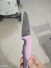 惠寻  水果刀 削刮皮果蔬小刀器具家用不锈钢 创意鳄鱼粉色 实拍图