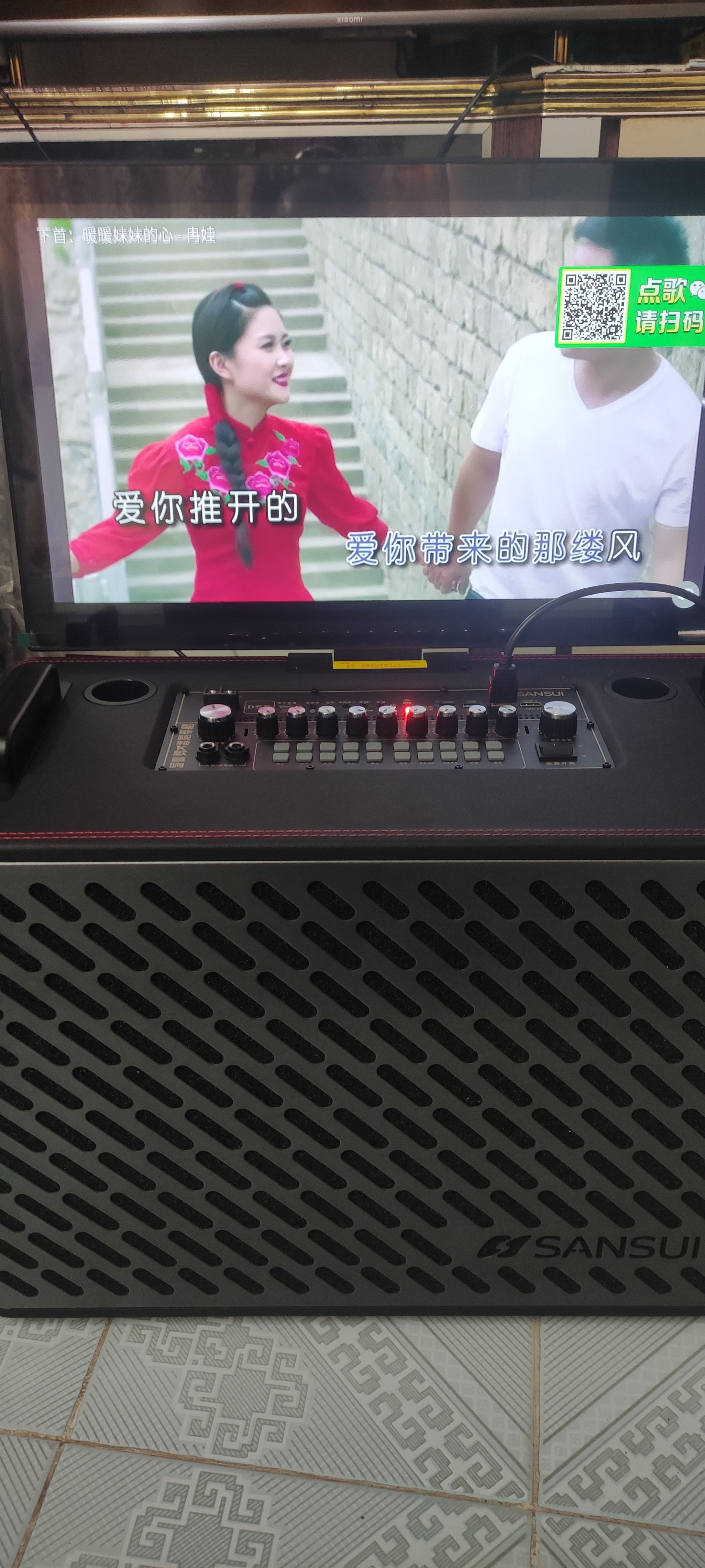 山水C20C10功放音响一体机2026新款家庭ktv音箱套装户外音响k歌专用卡拉OK大功率广场舞音响带显示屏 山水C10旗舰版 实拍图